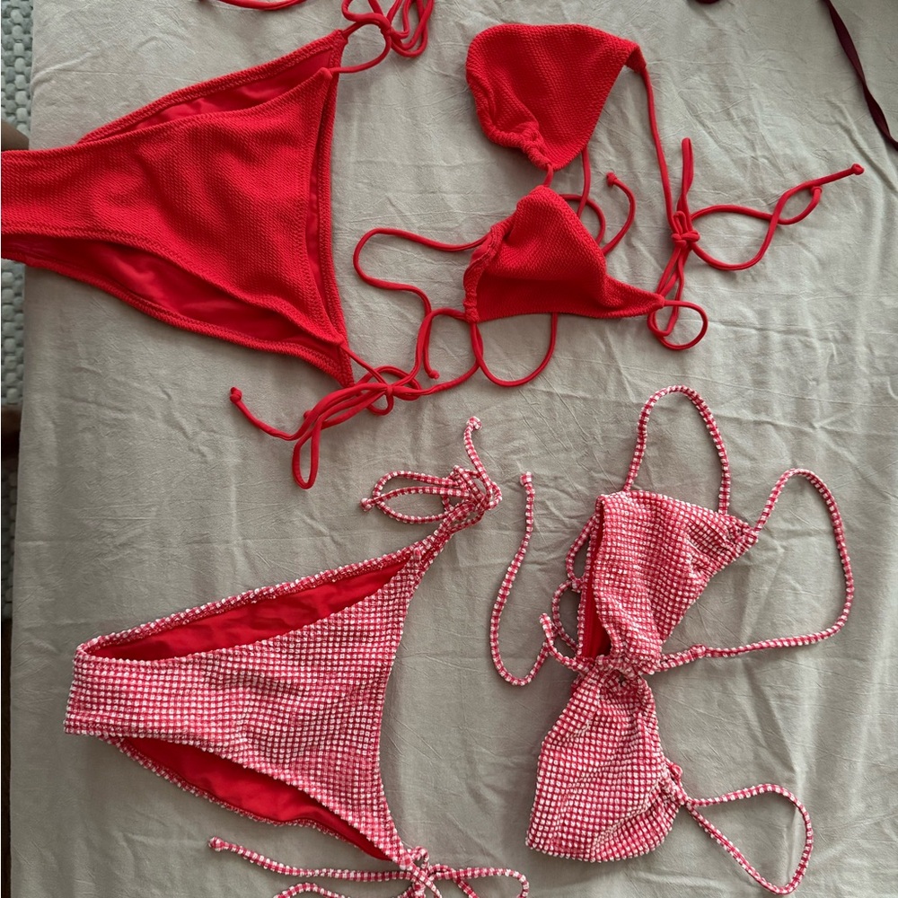 PacSun Vibrant Red Bikini Bottom